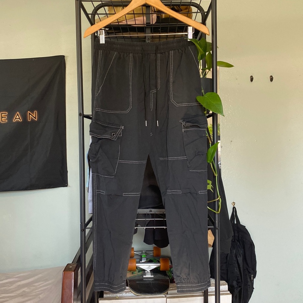 Black Shein Cargo Pants